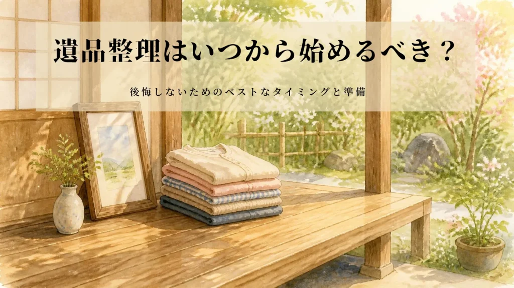 遺品整理はいつから始めるべき？-後悔しないための-ベストなタイミングと準備